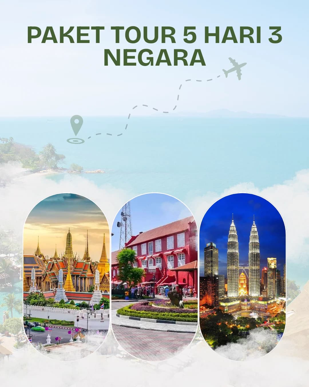 Paket Tour 5 Hari 3 Negara