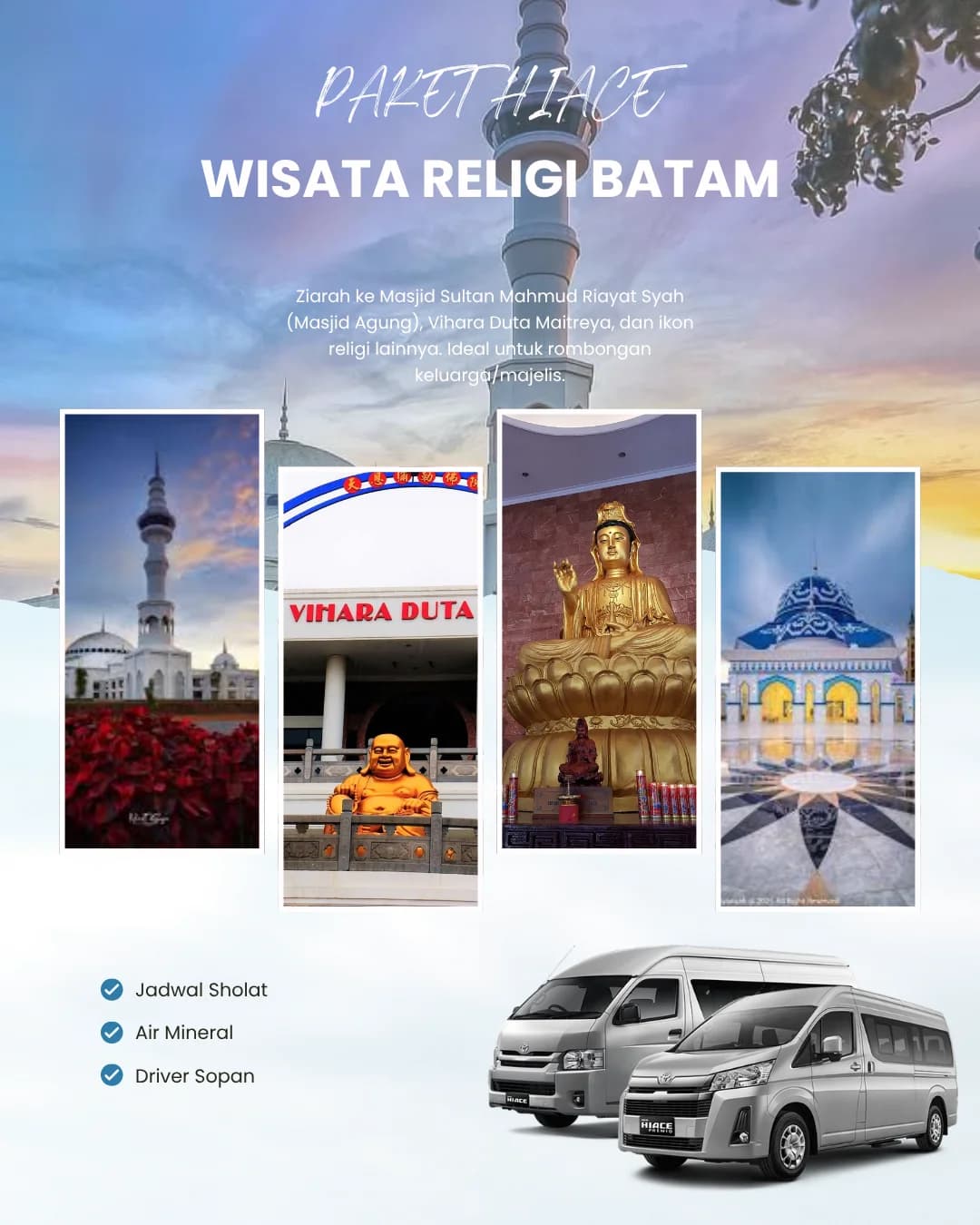 Hiace Wisata Religi Batam