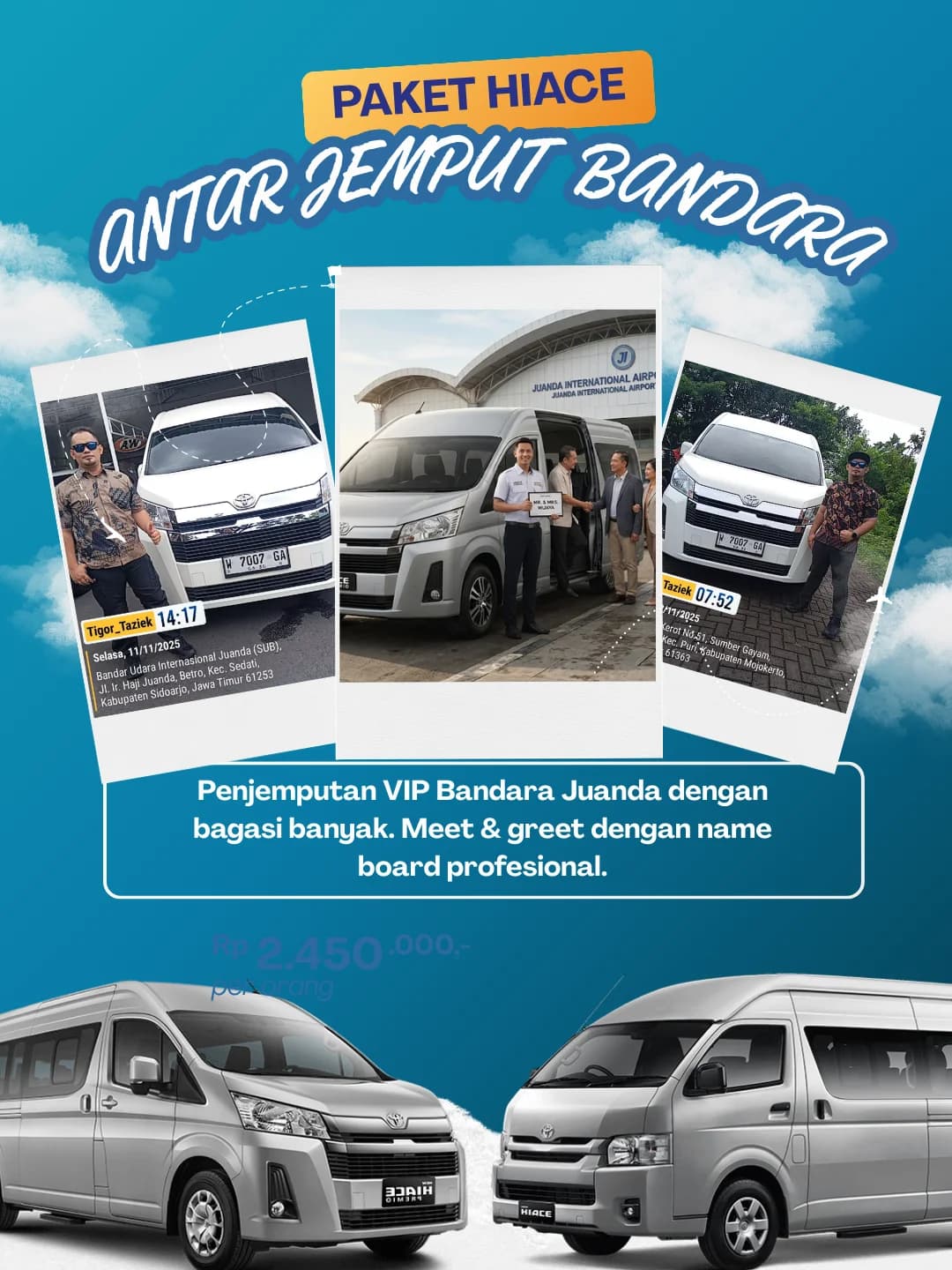 Hiace Antar Jemput Juanda XL