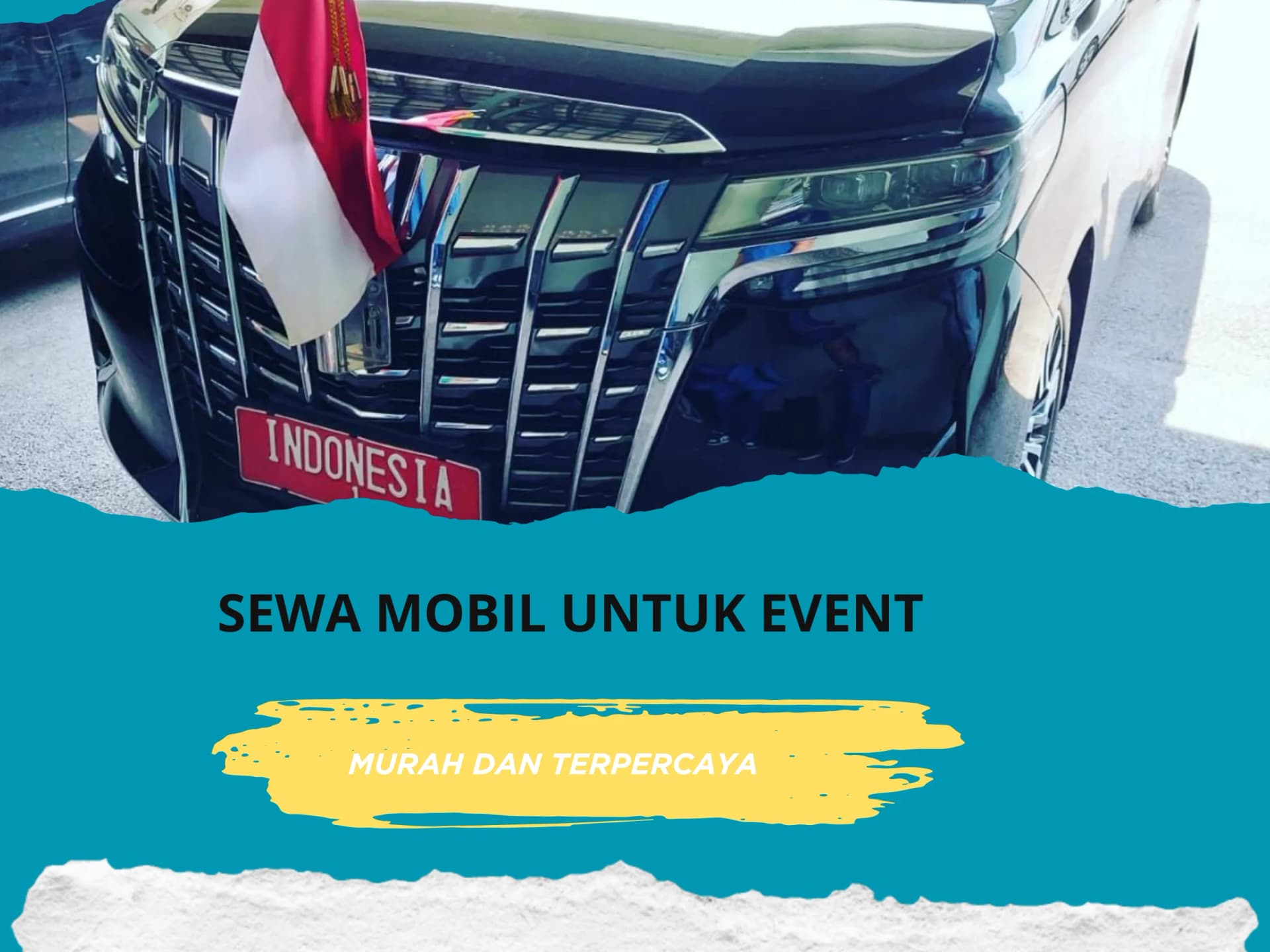 Deretan mobil Toyota Hiace dan Innova siap untuk layanan event di seluruh Indonesia