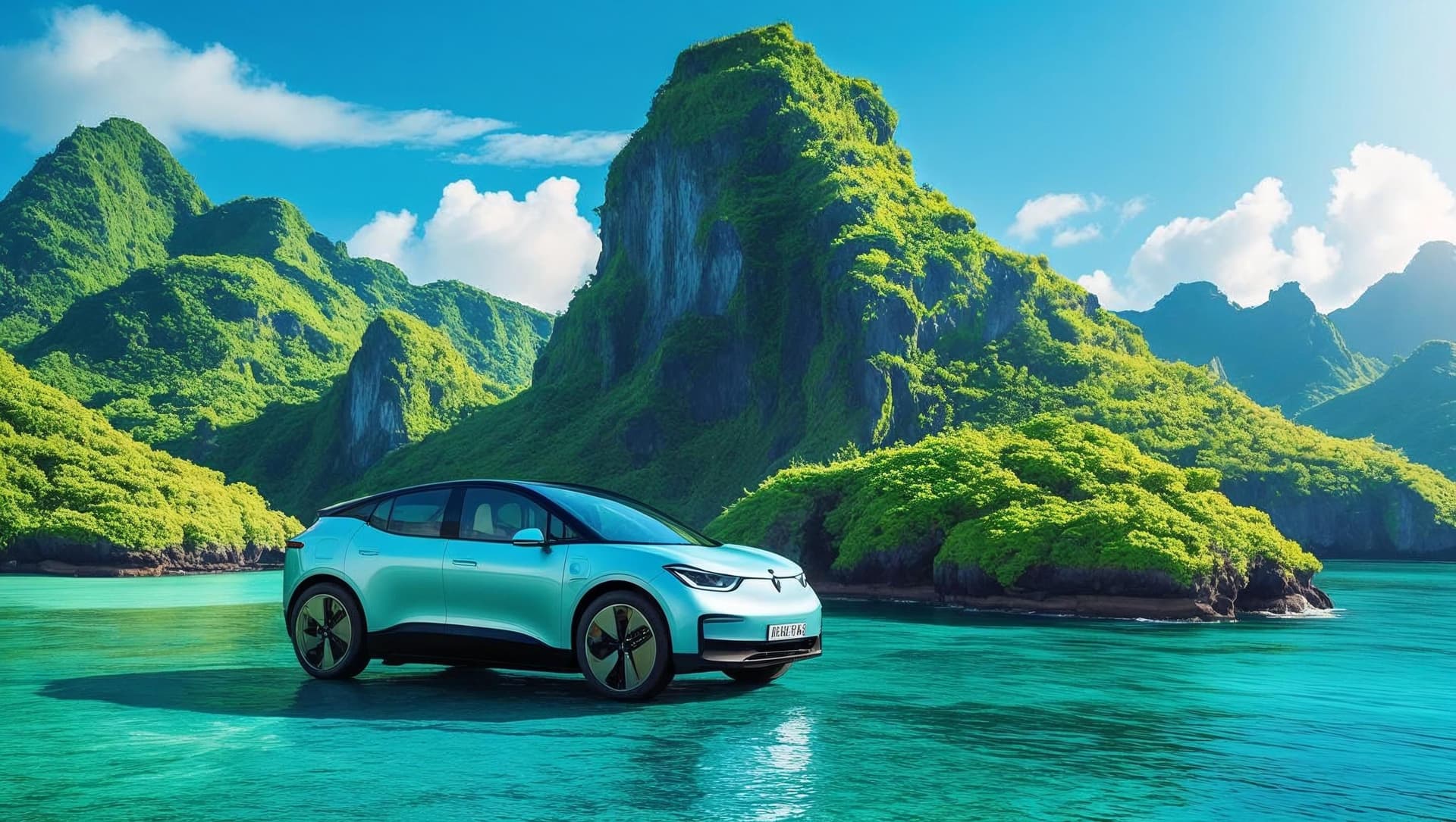 Pemandangan alam hijau yang lestari di Indonesia