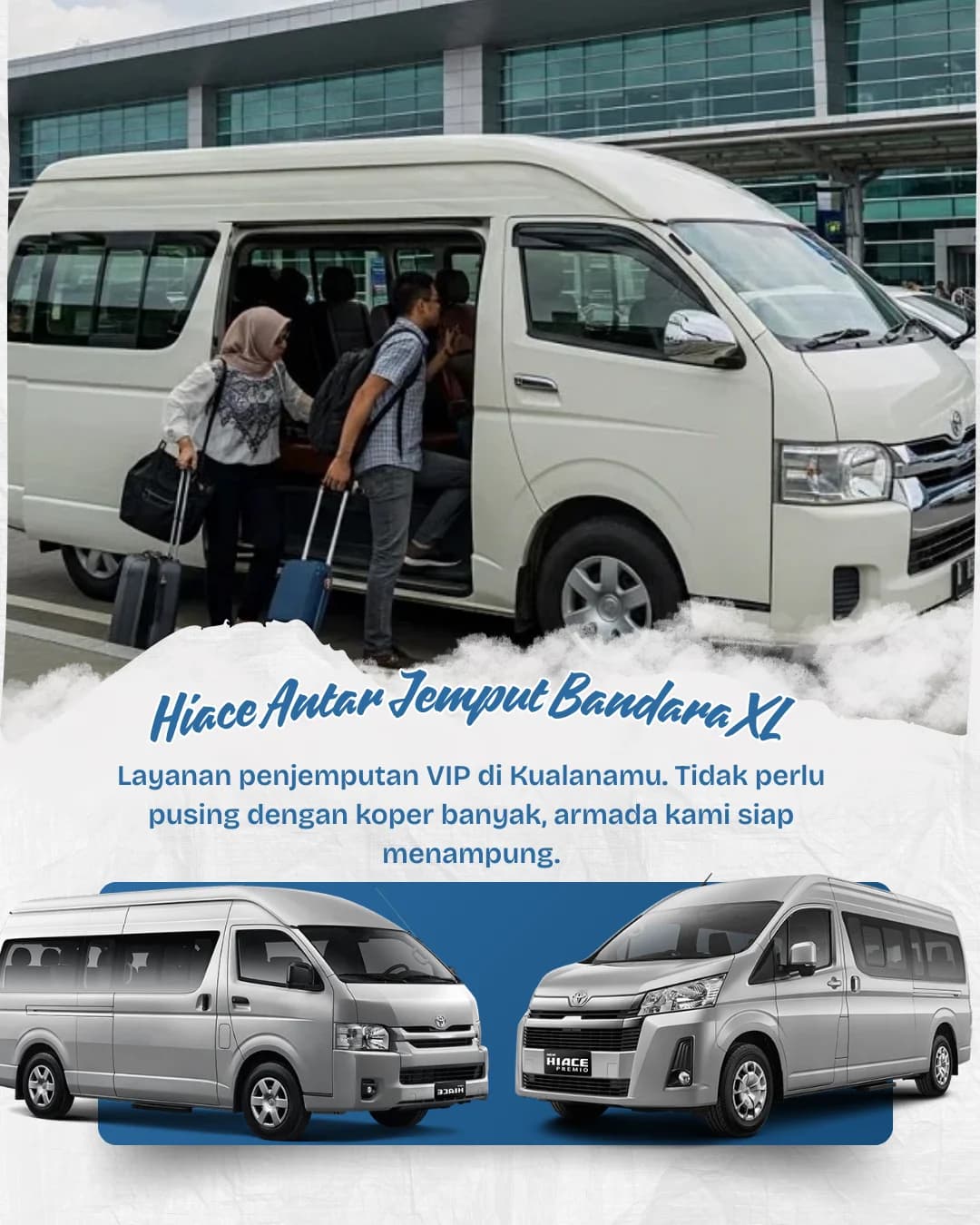 Hiace Antar Jemput Bandara XL
