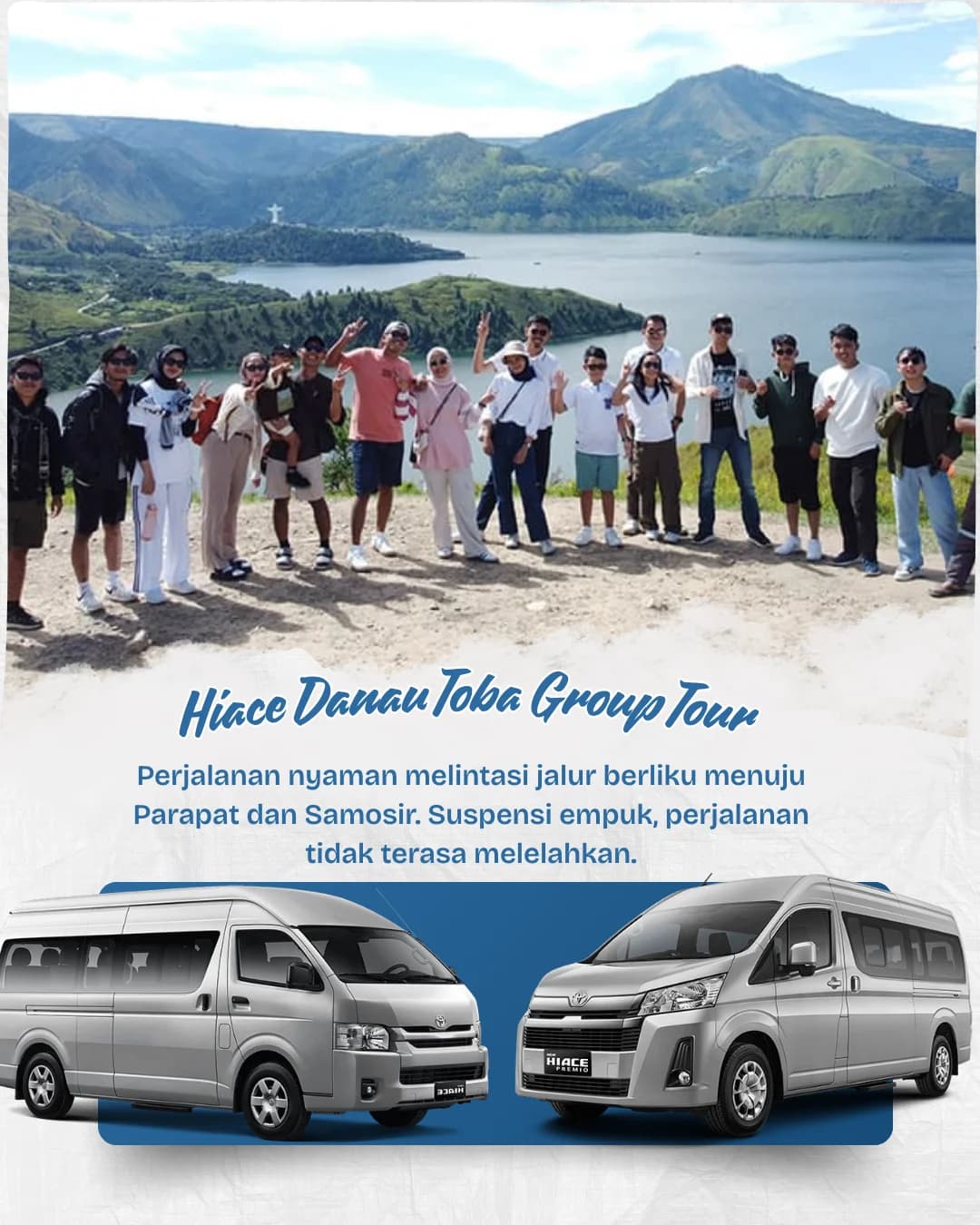 Hiace Danau Toba Group Tour